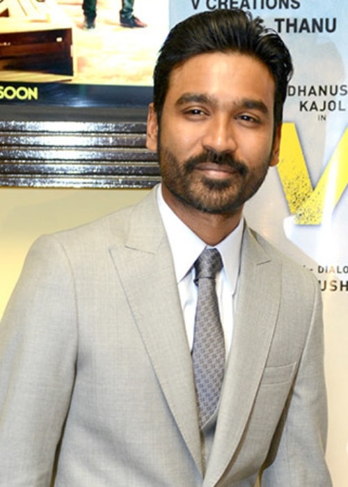 Dhanush as seen in a picture taken during the promotion of his film Velaiilla Pattadhari 2 in Delhi in 2017