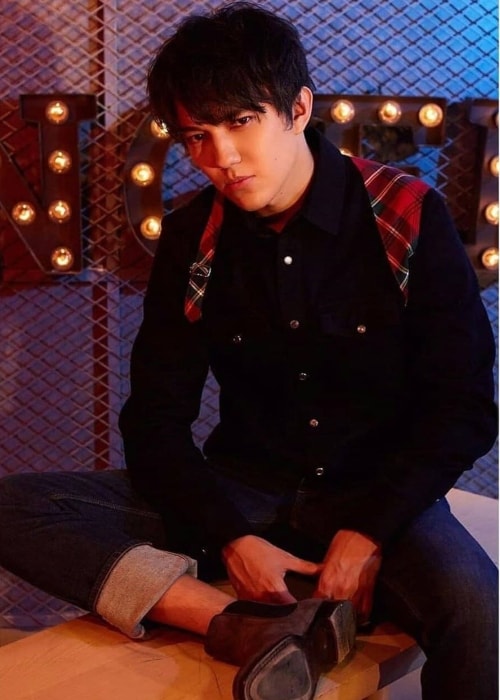 Dimash Kudaibergen as seen in a picture taken in November 2019