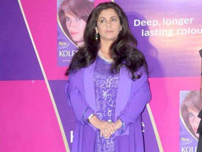 Dimple Kapadia during an event