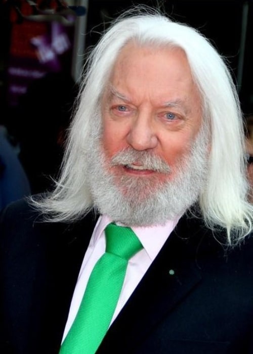 Donald Sutherland as seen in a picture taken in Paris in June 2012