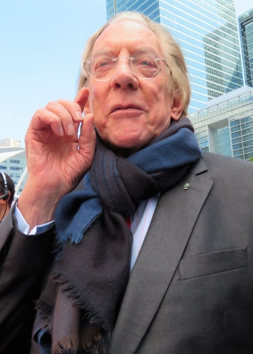 Donald Sutherland at the premiere of The Leisure Seeker, September 2017 Toronto Film Festival