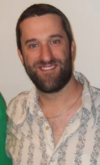 Dustin Diamond as seen while smiling in a picture at the Chiller Theatre Expo in Parsippany, Morris County, New Jersey, United States in October 2012