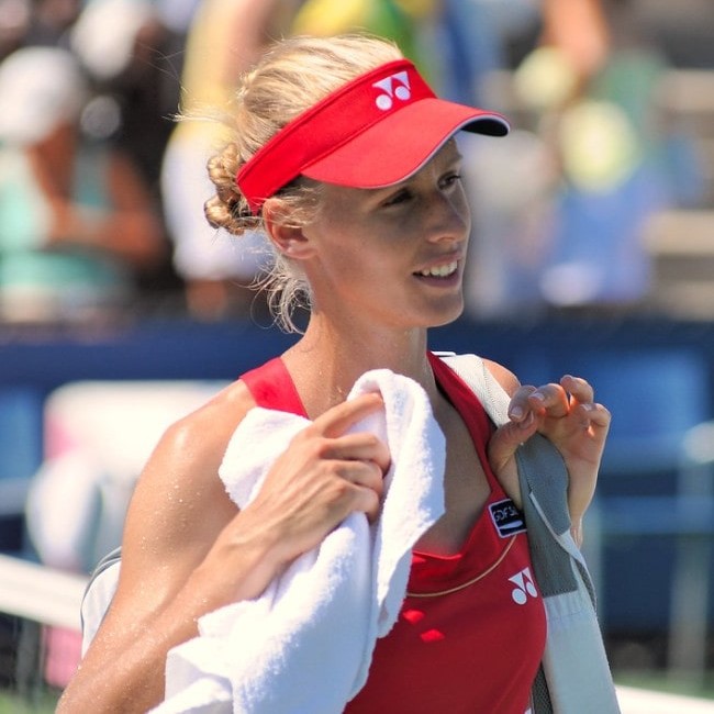 Elena Dementieva as seen in August 2010