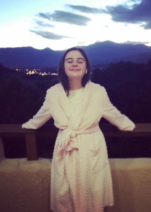 Emma Shannon having a good time in Colorado in September 2019