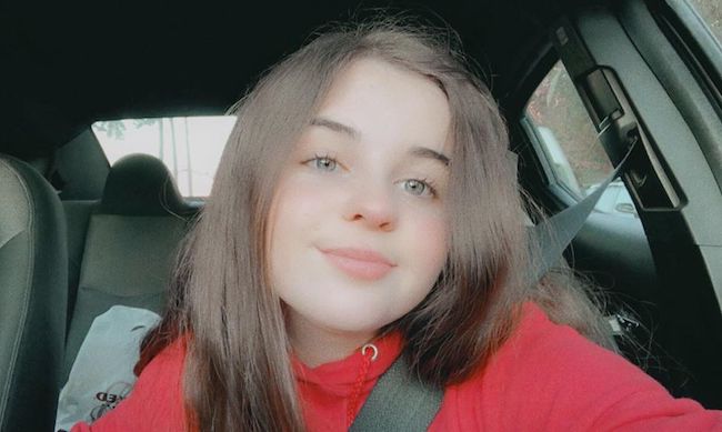 Emma Shannon in a car selfie in November 2019