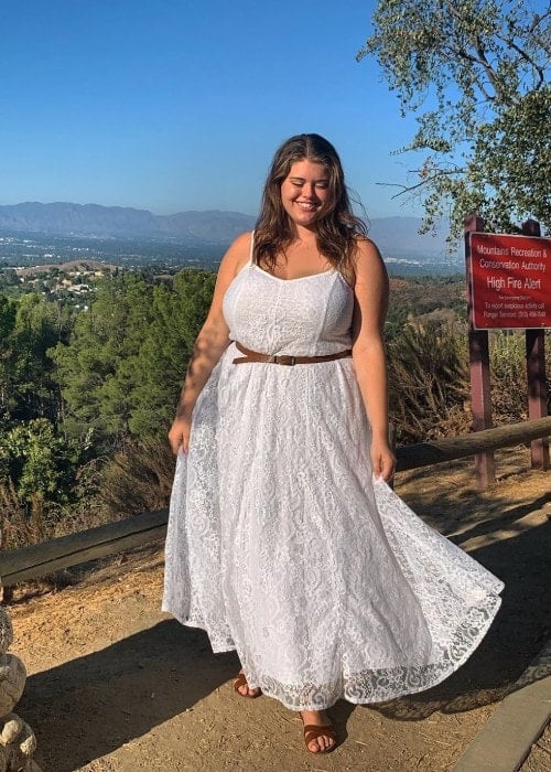 Erica Jean at the Top of Topanga Overlook as seen in September 2019