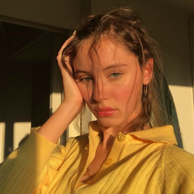 Iris Law in a selfie as seen in May 2019