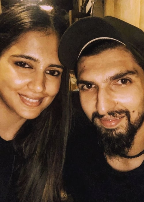 Ishant Sharma as seen in a selfie taken with his wife Pratima Singh September 2019