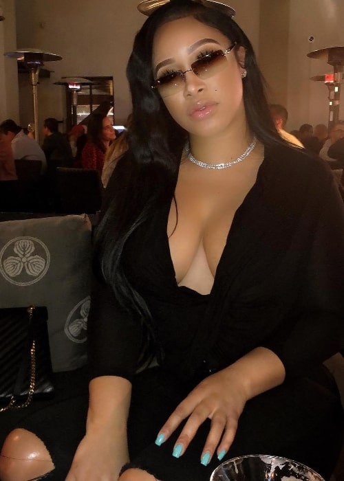 Jasmin Jaye as seen while posing for a picture in March 2019