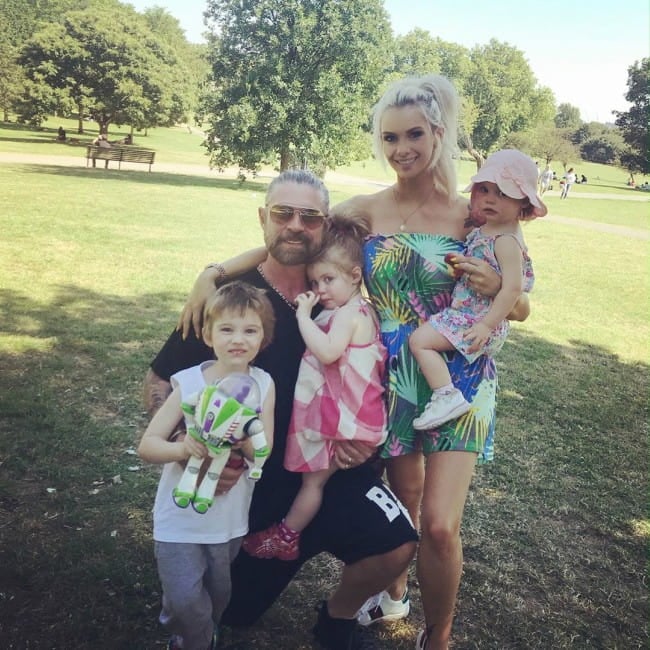 Jessica-Jane Clement with her family as seen in September 2019