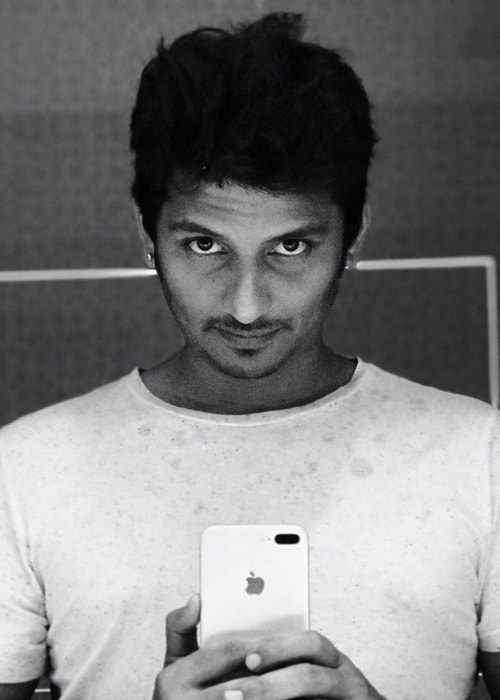 Jiiva as seen in a selfie taken in May 2017