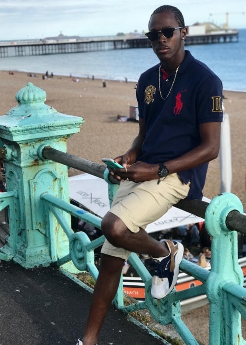 Jofra Archer as seen in a picture taken at Brighton Central Beach in July 2017