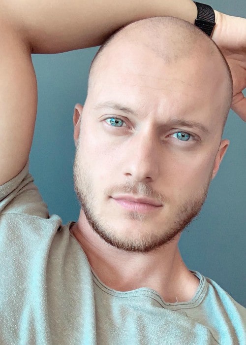 Johannes Bartl in an Instagram selfie as seen in August 2019