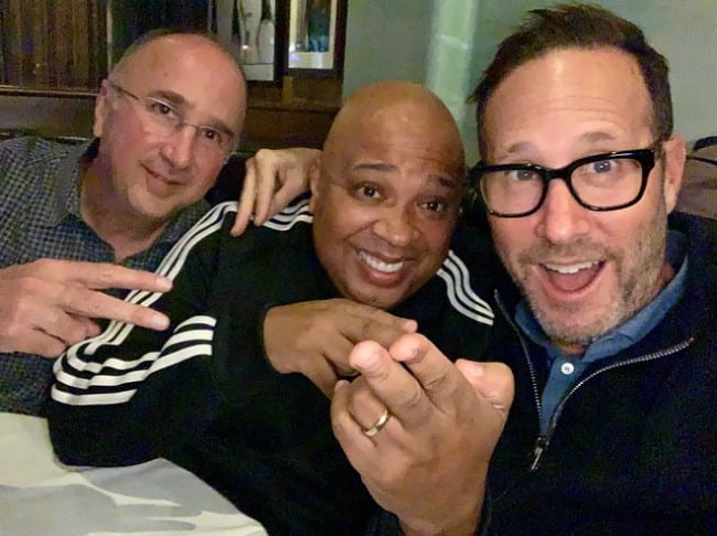 Joseph Simmons (Center) with his friends as seeen in June 2019