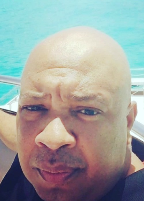 Joseph Simmons in a selfie as seen in September 2019