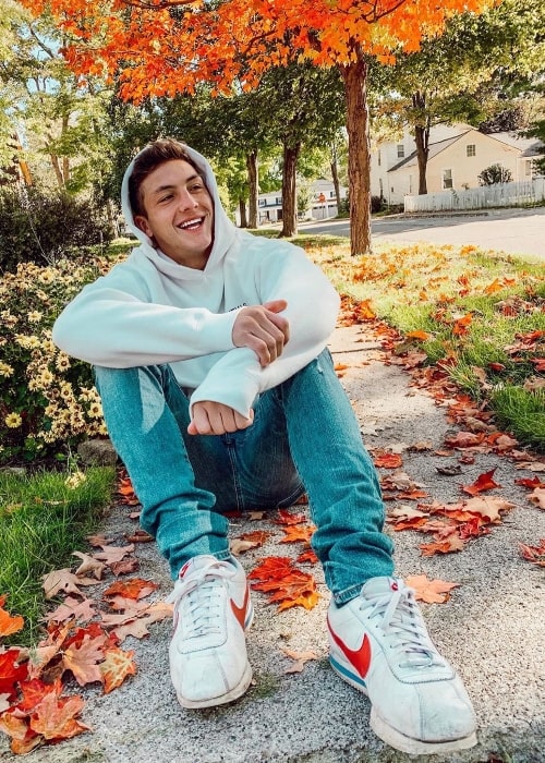 Josh Brueckner as seen while posing for a picture in Romeo, Macomb County, Michigan, United States in October 2019