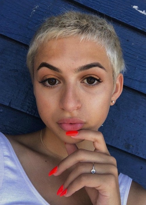 Josie Totah in an Instagram selfie as seen in September 2018