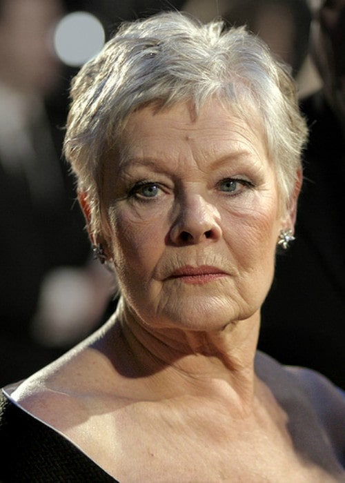 Judi Dench at the BAFTAs at the Royal Opera House in London in February 2007