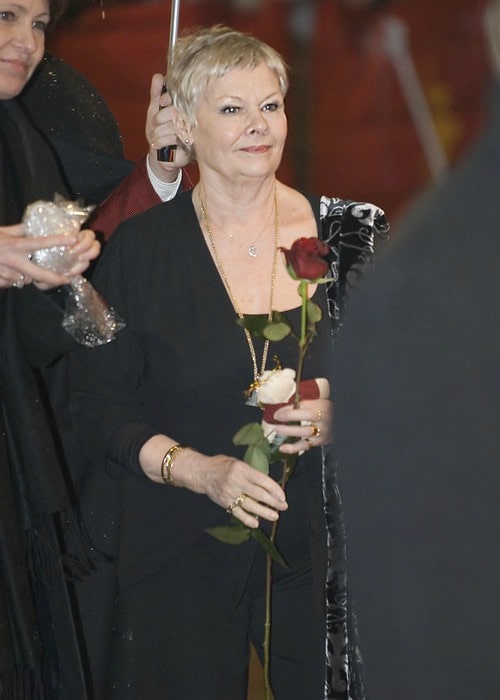 Judi Dench during an event in February 2007