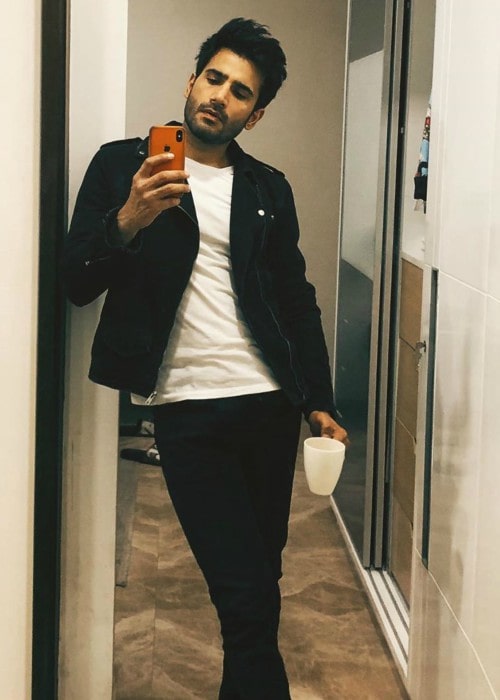 Karan Tacker in a selfie as seen in October 2019