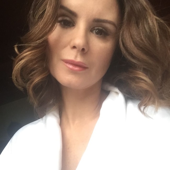 Keegan Connor Tracy as seen while taking a selfie in November 2018