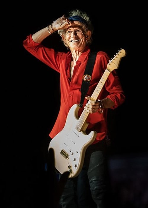 Keith Richards as seen in April 2018