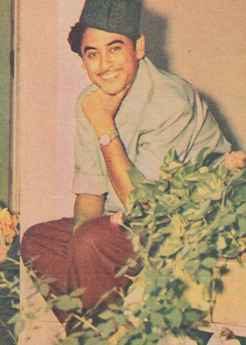 Kishore Kumar as seen in a picture taken during his younger days