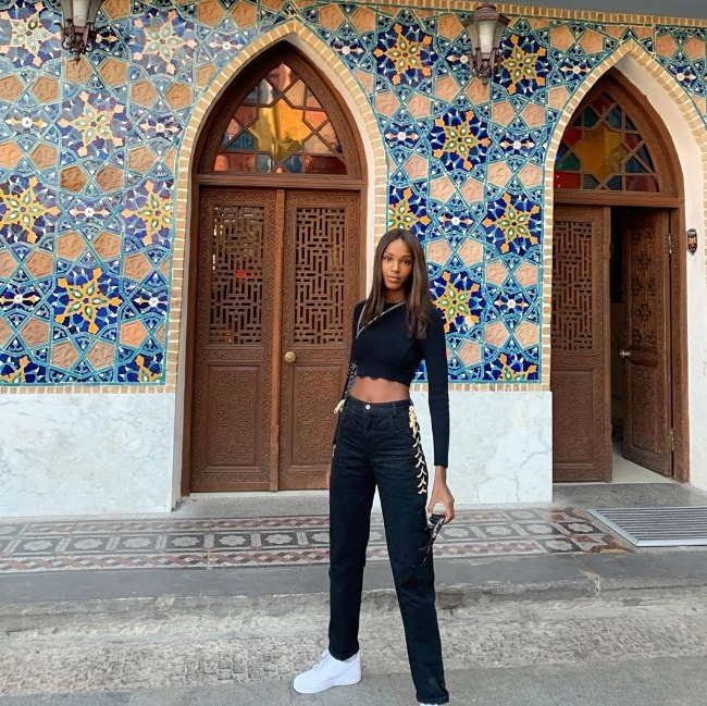 Leila Nda as seen while posing for a picture in Old Tbilisi in Georgia in October 2019