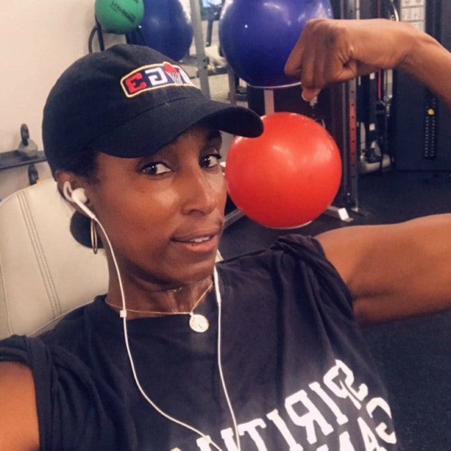 Lisa Leslie in an Instagram selfie as seen in July 2019