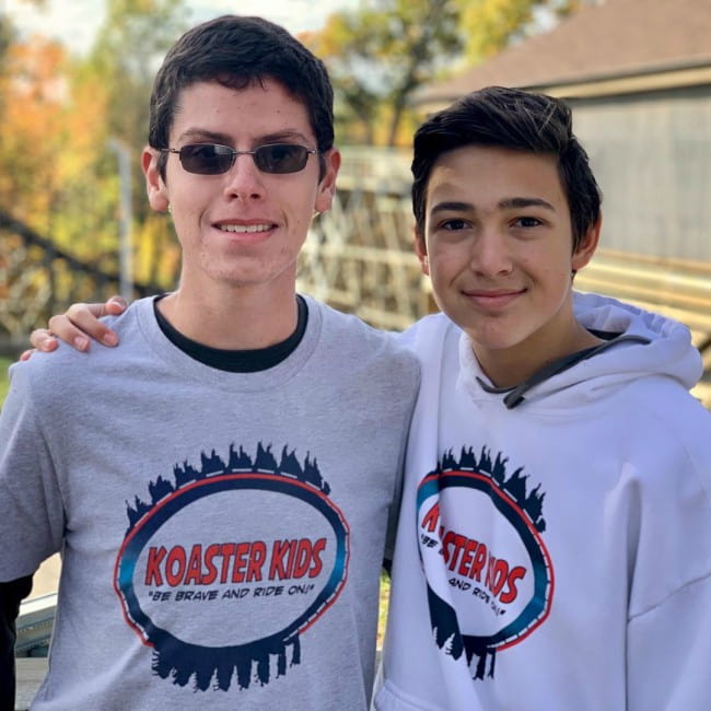 Logan Joiner (Right) and Jason as seen in October 2019