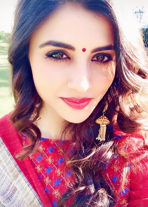 Malti Chahar as seen in a selfie taken in Mussoorie, Uttrakhand in March 2018