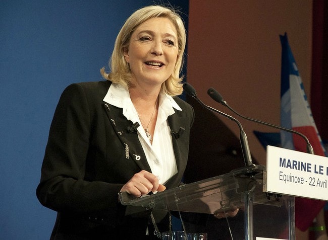 Marine Le Pen as seen in April 2012