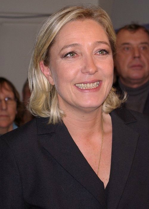 Marine Le Pen during an event in January 2008