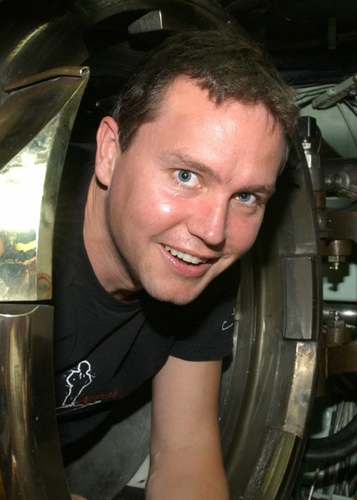 Mark Hoppus as seen in August 2003