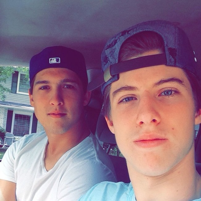 Mitch Marner with his friend as seen in September 2014