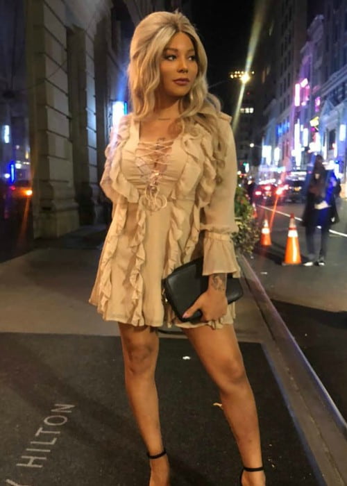 Munroe Bergdorf as seen in October 2019