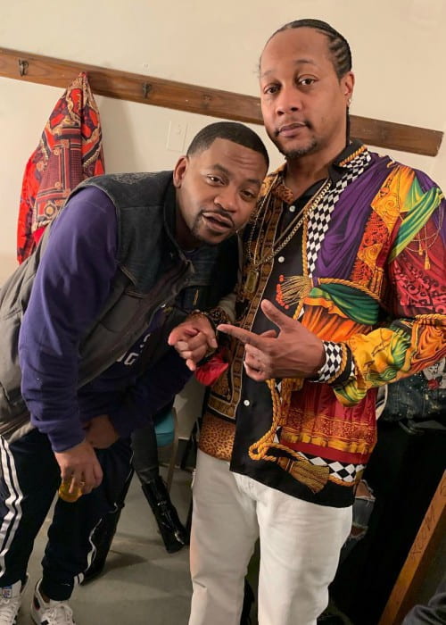 Obie Trice (Left) and DJ Quik as seen in March 2019