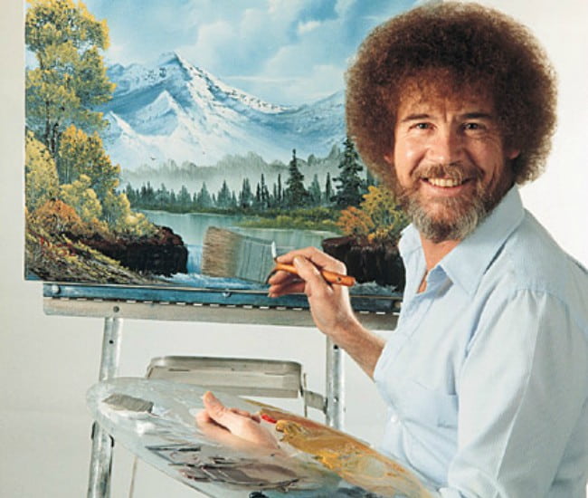 Painter Bob Ross