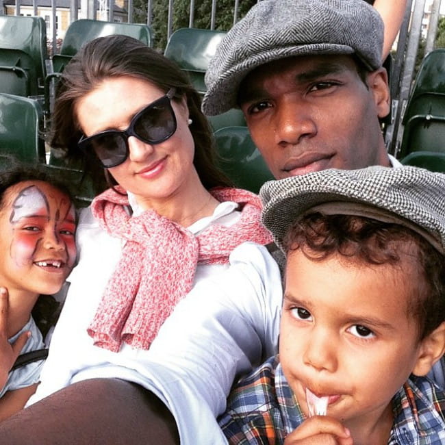 Parker Sawyers with his family as seen in June 2015