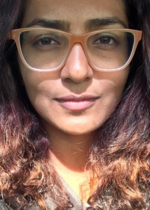 Parvathy Thiruvothu as seen in a selfie uploaded as her Twitter profile picture as of November 2019