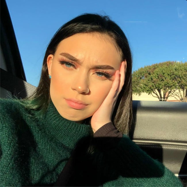 Rachel Cantu in a selfie as seen in November 2018