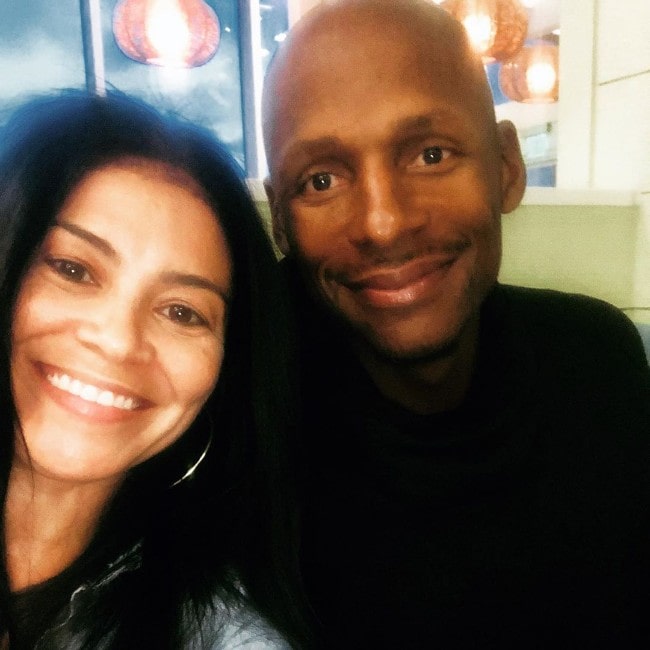 Ray Allen with his wife as seen in June 2019