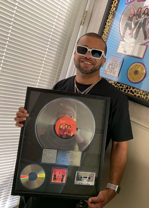 Raz-B as seen while posing for the camera in October 2019