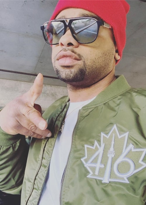 Raz-B as seen while taking a selfie in October 2019