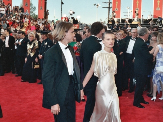 River Phoenix as seen alongside Martha Plimpton in a picture taken on the red carpet at the 61st Annual Academy Awards on March 29, 1989