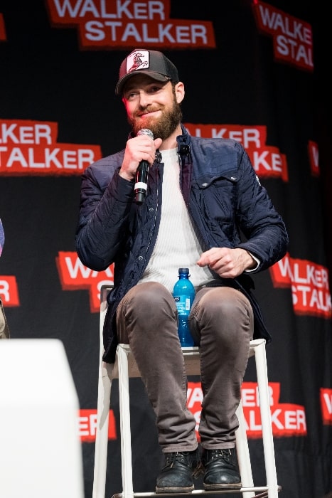 Ross Marquand as seen in a picture while speaking at the Walker Stalker Con at Maimarkthalle, Mannheim, Baden-Württemberg, Germany in March 2018