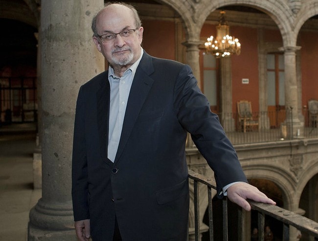 Salman Rushdie as seen in 2014