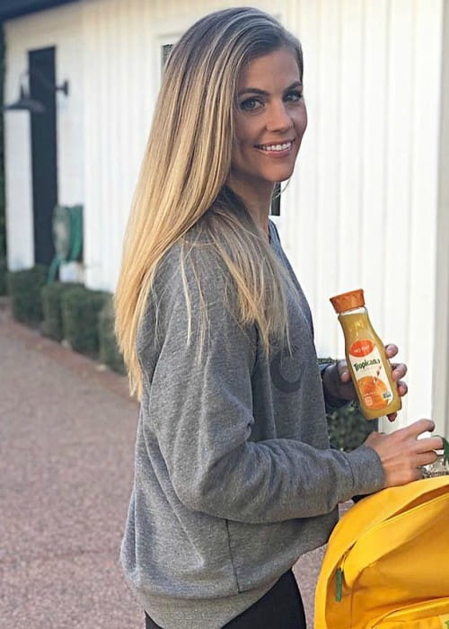 Samantha Ponder como se ve en febrero de 2019