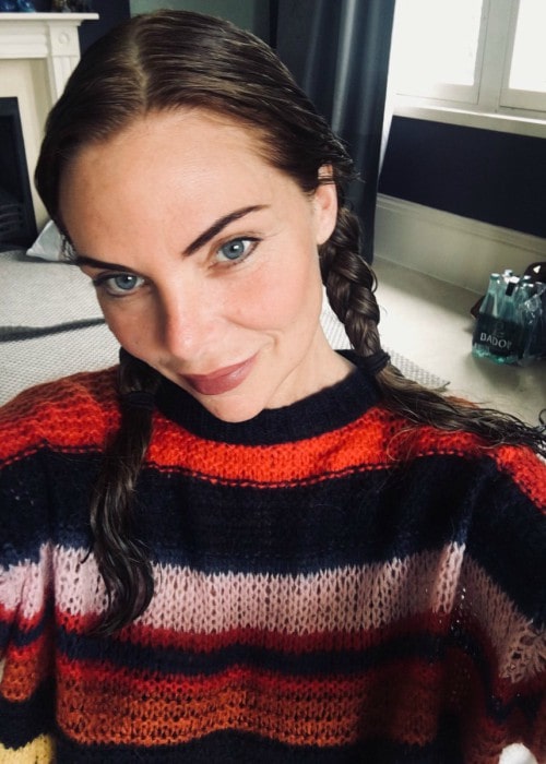 Samantha Womack in a selfie in June 2018