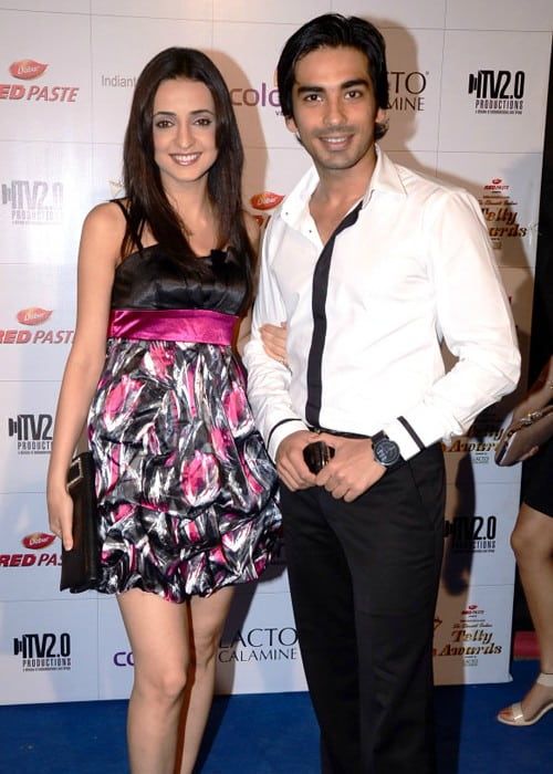 Sanaya Irani and Mohit Sehgal as seen in June 2012